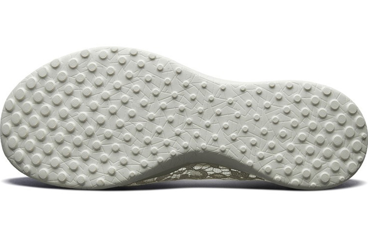 Shop Skechers Microburst 透氣舒適 蕾絲懶人平底鞋 女款 自然色