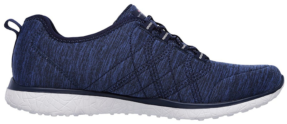 (Women) Skechers Microburst Slip-On 'Blue' 23315-NVY Order (Women) Skechers Microburst Slip-On 'Blue' 23315-NVY