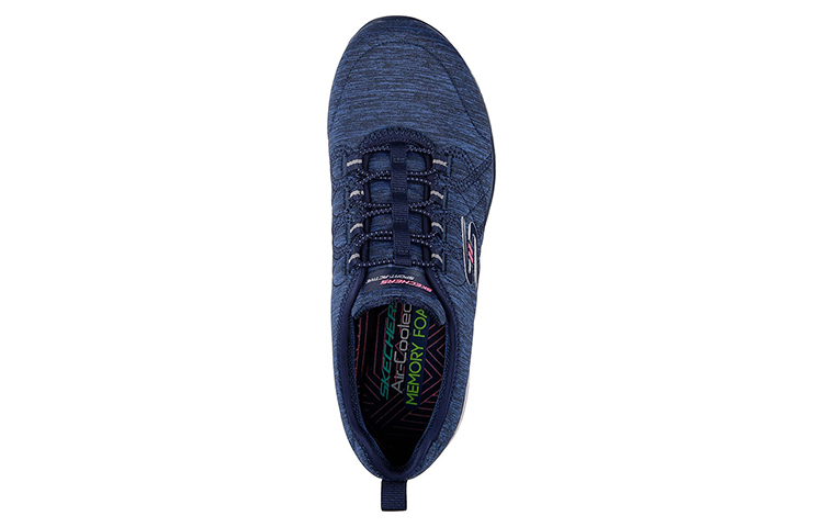 Lookbook (W) Skechers Microburst Sin Cordones 'Azul' 23315-NVY