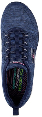 (Women) Skechers Microburst Slip-On 'Blue' 23315-NVY Lookbook (Women) Skechers Microburst Slip-On 'Blue' 23315-NVY