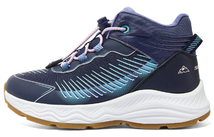 (Women) Skechers Mid-Cut Snow Boots 'Navy Lavender' 303416L-NVLV
