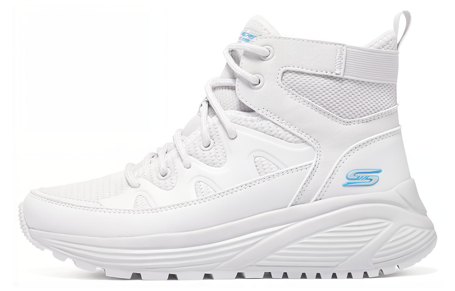 (Women) Skechers Mid-Top 'Comfort White' 117267-LTGY