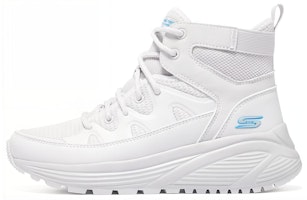 (Women) Skechers Mid-Top 'Comfort White' 117267-LTGY (Women) Skechers Mid-Top 'Comfort White' 117267-LTGY