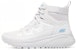 (W) Skechers Mid-Top 'Keselesaan Putih' 117267-LTGY