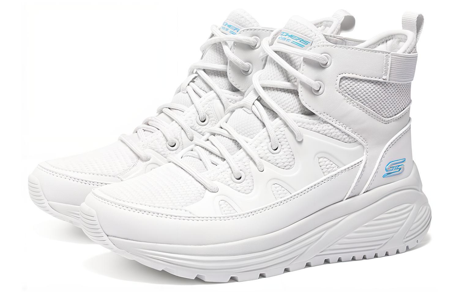 Lookbook (Women) Skechers Mid-Top 'Comfort White' 117267-LTGY