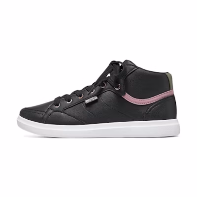 (W) Skechers Mid-Top Casual 'Black Slip-On'