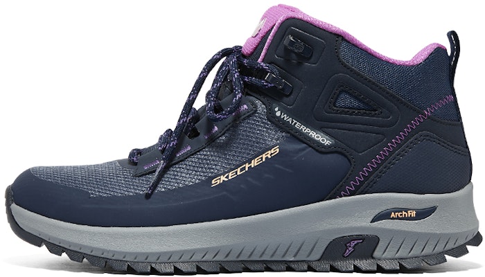 (Women) Skechers Mid-Top Outdoor 'Blue Purple' 180086-NVPR Buy (Women) Skechers Mid-Top Outdoor 'Blue Purple' 180086-NVPR