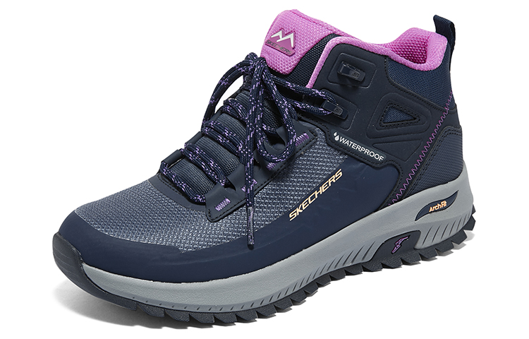 Lookbook (Women) Skechers Mid-Top Outdoor 'Blue Purple' 180086-NVPR