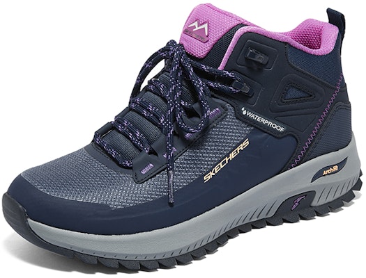(W) Skechers Mid-Top Outdoor 'Biru Ungu' 180086-NVPR Lookbook (W) Skechers Mid-Top Outdoor 'Biru Ungu' 180086-NVPR