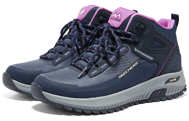 Shop (Women) Skechers Mid-Top Outdoor 'Blue Purple' 180086-NVPR