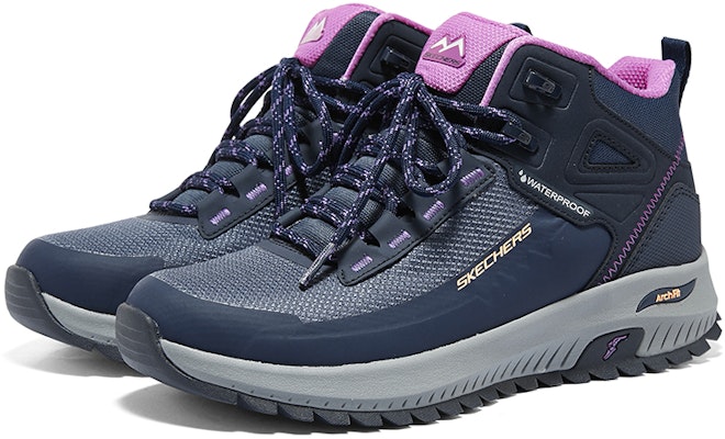 (W) Skechers Mid-Top Outdoor 'Biru Ungu' 180086-NVPR Shop (W) Skechers Mid-Top Outdoor 'Biru Ungu' 180086-NVPR
