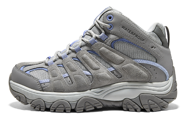(Women) Skechers Mid-Top Outdoor 'Grey Blue' 180182-GYLB