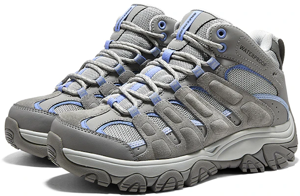 (Women) Skechers Mid-Top Outdoor 'Grey Blue' 180182-GYLB Shop (Women) Skechers Mid-Top Outdoor 'Grey Blue' 180182-GYLB
