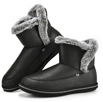 (W) 스케쳐스 블랙 플리스 미드탑 방한 부츠 (Skechers Black Fleece Mid-top Winter Boots) 167689-BLK Lookbook (W) 스케쳐스 블랙 플리스 미드탑 방한 부츠 (Skechers Black Fleece Mid-top Winter Boots) 167689-BLK
