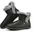 Lookbook (W) 스케쳐스 블랙 플리스 미드탑 방한 부츠 (Skechers Black Fleece Mid-top Winter Boots) 167689-BLK