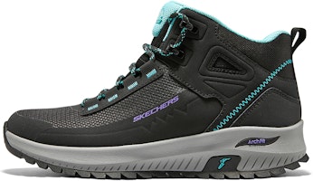(Women) Skechers Mid Top 'Black Blue' 180086-BKBL (Women) Skechers Mid Top 'Black Blue' 180086-BKBL
