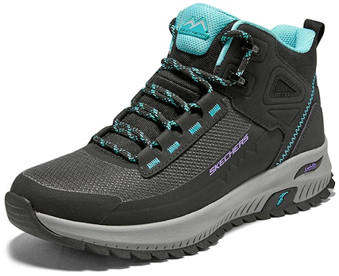 (Women) Skechers Mid Top 'Black Blue' 180086-BKBL Lookbook (Women) Skechers Mid Top 'Black Blue' 180086-BKBL