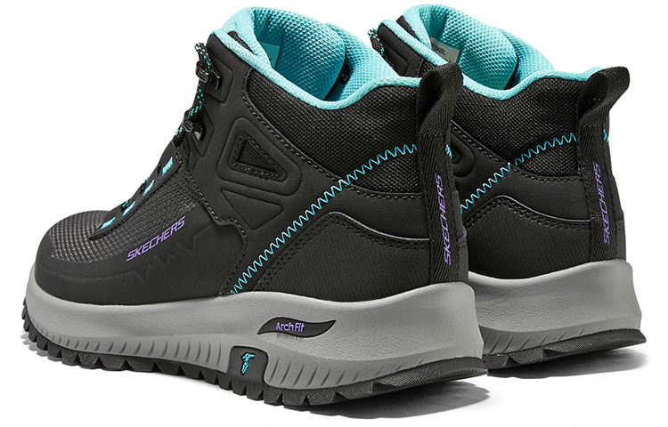 Shop (Women) Skechers Mid Top 'Black Blue' 180086-BKBL