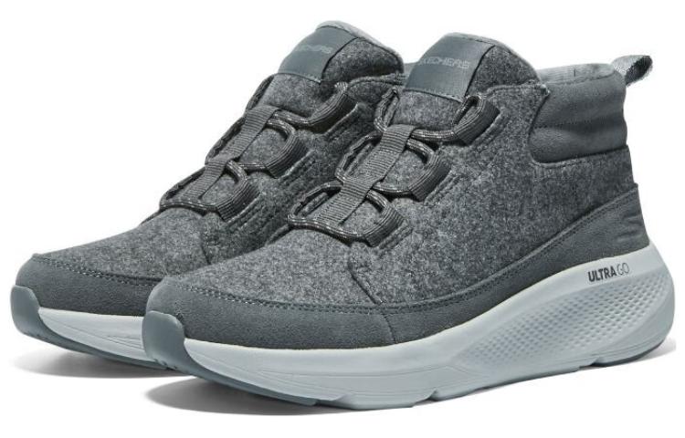 (W) Skechers Ultra Go Shoes 'Grey' 圖 5