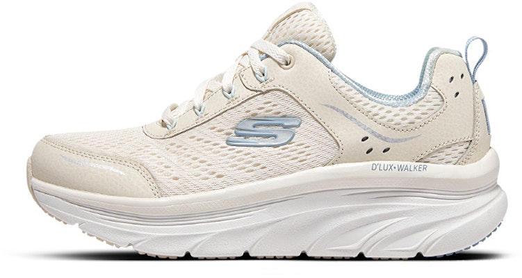 (Women) Skechers Mid Top Sneaker 'Natural Blue' 149023-NTBL Buy (Women) Skechers Mid Top Sneaker 'Natural Blue' 149023-NTBL