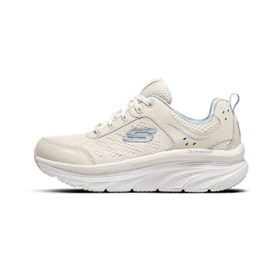 (W) Skechers Mid Top Sneaker 'Natural Blue'
