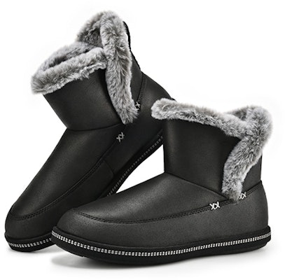(W) 스케쳐스 블랙 플리스 미드탑 방한 부츠 (Skechers Black Fleece Mid-top Winter Boots) 167689-BLK Lookbook (W) 스케쳐스 블랙 플리스 미드탑 방한 부츠 (Skechers Black Fleece Mid-top Winter Boots) 167689-BLK