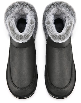 (W) 스케쳐스 블랙 플리스 미드탑 방한 부츠 (Skechers Black Fleece Mid-top Winter Boots) 167689-BLK Shop (W) 스케쳐스 블랙 플리스 미드탑 방한 부츠 (Skechers Black Fleece Mid-top Winter Boots) 167689-BLK