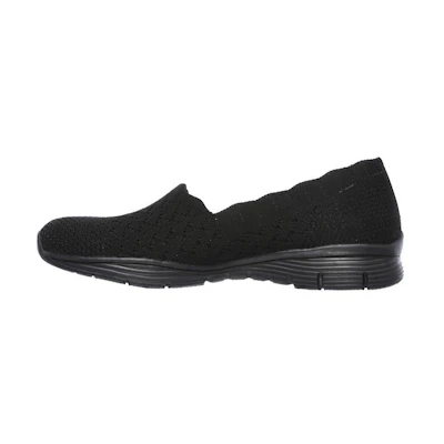 (W) Skechers Modern CMFT Slip-on Shoes 'Triple Black'