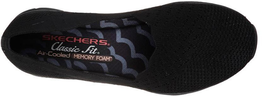 (Women) Skechers Modern Comfort Slip-on Shoes 'Triple Black' 49481-BBK Lookbook (Women) Skechers Modern Comfort Slip-on Shoes 'Triple Black' 49481-BBK