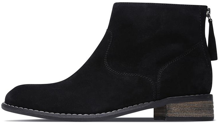 women-skechers-modern-comfort-black-chunky-heel-bootie-48378-blk