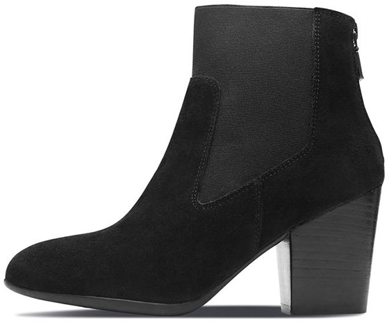women-skechers-modern-comfort-black-chunky-heel-bootie-48354-blk