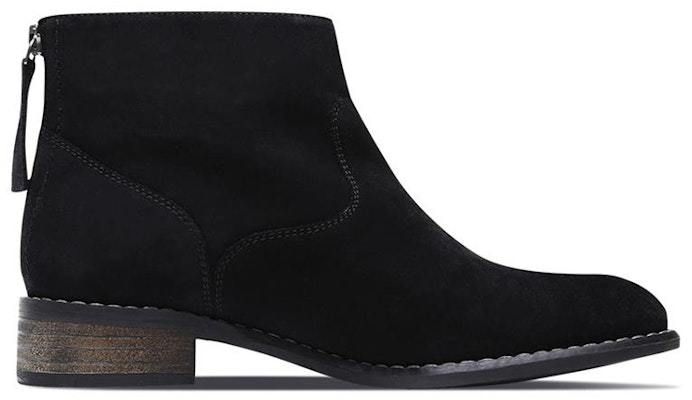 (Women) Skechers Modern Comfort 'Black Chunky Heel Bootie' 48378-BLK Order (Women) Skechers Modern Comfort 'Black Chunky Heel Bootie' 48378-BLK