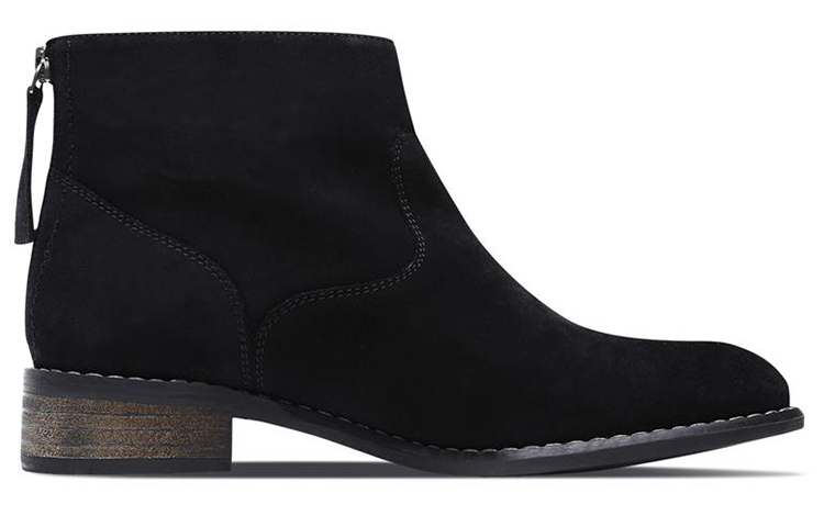 Order (W) Skechers Modern Comfort 'Botines Negros con Tacón Grueso' 48378-BLK