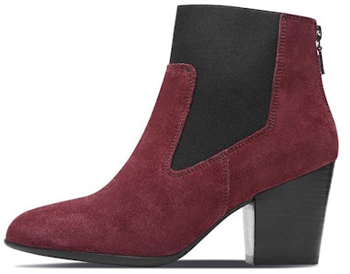 Skechers 現代舒適 粗跟短靴 女款 酒紅色 Buy Skechers 現代舒適 粗跟短靴 女款 酒紅色