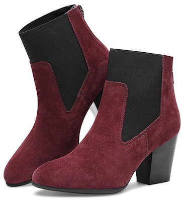 (Women) Skechers Modern Comfort 'Burgundy Chunky Heel Bootie' 48354-BURG Lookbook (Women) Skechers Modern Comfort 'Burgundy Chunky Heel Bootie' 48354-BURG