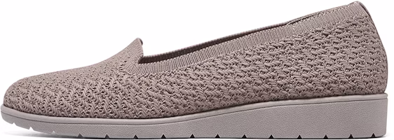 (Women) Skechers Modern Comfort 'Grey' 158737-MOC (Women) Skechers Modern Comfort 'Grey' 158737-MOC