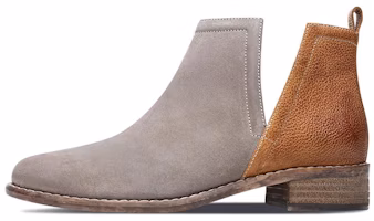(Women) Skechers Modern Comfort 'Grey Brown Slip-On Boot' 49711-TPBR (Women) Skechers Modern Comfort 'Grey Brown Slip-On Boot' 49711-TPBR