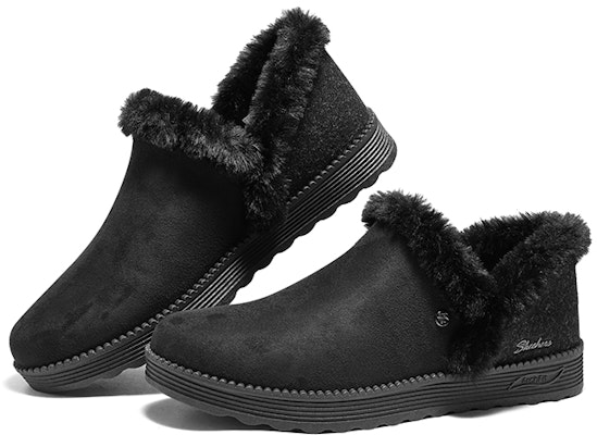 (Women) Skechers Modern Comfort Winter Shoes 'Black' 167660-BBK Shop (Women) Skechers Modern Comfort Winter Shoes 'Black' 167660-BBK