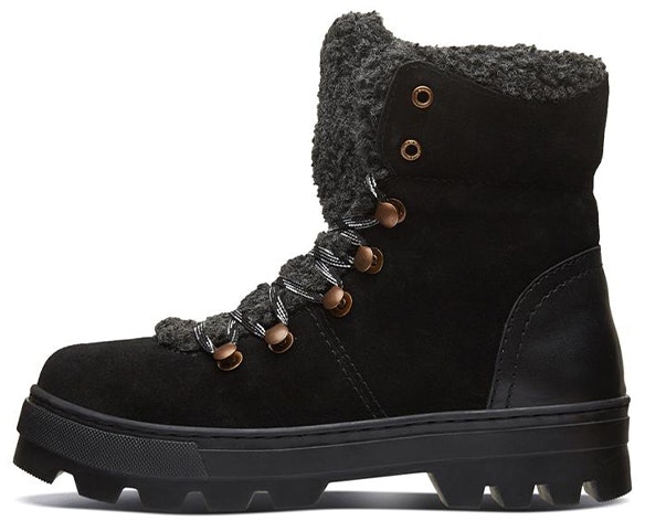 women-skechers-modern-comfort-boots-black-lace-up-fleece-44664-blk