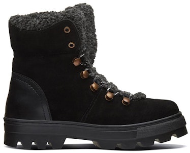 (W) スケッチャーズ モダンコンフォートブーツ (黒・フリース) 44664-BLK Order (W) スケッチャーズ モダンコンフォートブーツ (黒・フリース) 44664-BLK