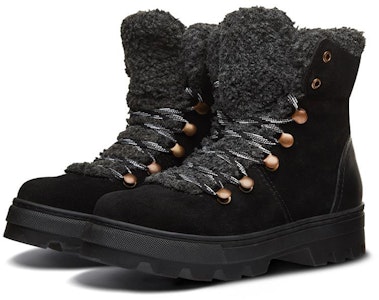 (W) スケッチャーズ モダンコンフォートブーツ (黒・フリース) 44664-BLK Lookbook (W) スケッチャーズ モダンコンフォートブーツ (黒・フリース) 44664-BLK