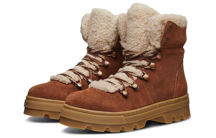 Lookbook (W) Skechers Modern Comfort Boots 'Chestnut Strap Plush' Kasut But Selasa. 44664-CSNT