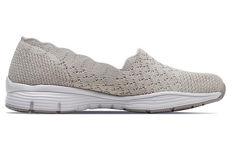 Order (W) Skechers Confort Moderne Chaussures Sans Lacets Ivoire 49481-NAT