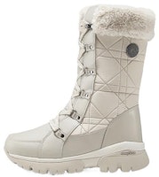 (Women) Skechers Modern Comfort White High-Top Winter Snow Boots. 168003-STN (Women) Skechers Modern Comfort White High-Top Winter Snow Boots. 168003-STN