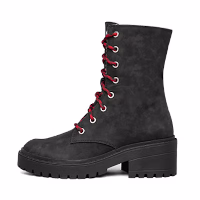 (W) Skechers Modern CMFT Winter High-Top Martin Boots Black