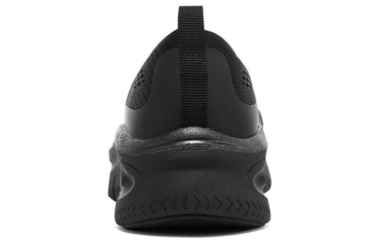 Lookbook (W) 스케쳐스 모던 들럭스 슬립온 스니커즈 '블랙 화이트' 158579-BBK