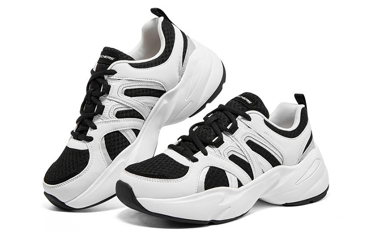 Lookbook (W) Skechers Momentus 'Blanco Negro' 8730075-WBK