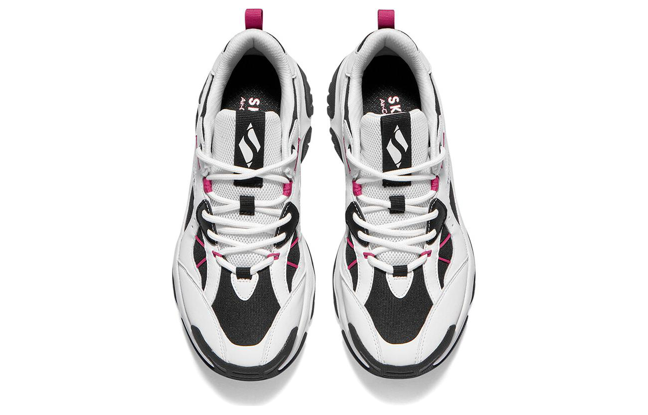 Lookbook (W) Skechers Moonhiker 'Blanco Negro Rosa' 177590-WBK