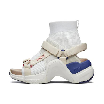 (W) Skechers Neo Block 'White Red Blue'