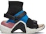 (W) Skechers Neo Block Sandal 'Hitam Biru Merah Jambu' 69315-BKMT